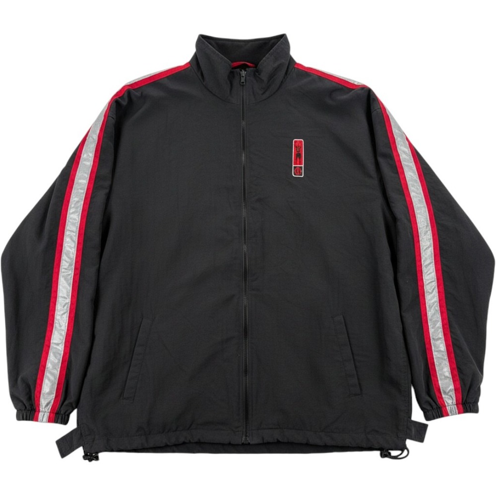 Identity Jacket XL Showtime Championship Boxing Vintage Track Black Red Silver